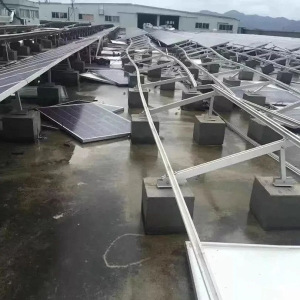 Photovoltaic power station damage